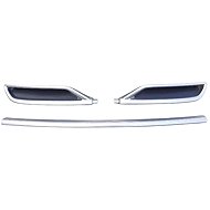 Milotec Exhaust Tips with Bumper Trim for Škoda Kamiq, 2019–2023, ALU-BRUSH - Exhaust Tail Pipe