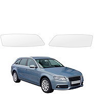 smartSPOT Clear Protective Film for Headlights for Audi A4 B8 Avant (2007–2011) - Car Paint Protection Film
