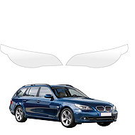 smartSPOT clear protective headlight film for BMW 5 E61 Kombi LCI (2007–2010) - Car Paint Protection Film