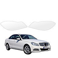 smartSPOT clear headlight protection film for Mercedes Benz C Class W204 Sedan (2011–2014) - Car Paint Protection Film