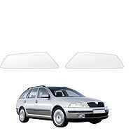smartSPOT clear protective film for front headlights for Skoda Octavia II Kombi (2004-2008) - Car Paint Protection Film