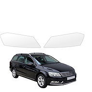 smartSPOT Clear Protective Headlight Film for Volkswagen Passat B7 Variant (2010–2014) - Car Paint Protection Film
