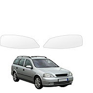 smartSPOT clear protective film for front headlights for Opel Astra G Estate (1998–2009) - Car Paint Protection Film