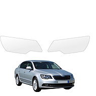 smartSPOT Clear Protective Headlight Film for Skoda Superb II Facelift (2013–2015) - Car Paint Protection Film