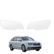 smartSPOT protective clear film for front headlights for Skoda Superb II Estate Facelift (2013–2015) - Car Paint Protection Film