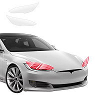 smartSPOT clear protective headlight film for Tesla Model S (2023–2026) - Car Paint Protection Film