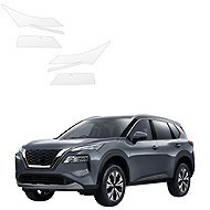 smartSPOT clear protective headlight film for Nissan X-Trail Facelift (2024–2026) - Car Paint Protection Film