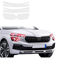 smartSPOT protective clear headlight film for Skoda Kamiq (2024–2026) - Car Paint Protection Film