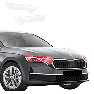 smartSPOT protective clear headlight film for Skoda Octavia IV Hatch. Facelift (2024–2026) - Car Paint Protection Film