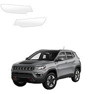 smartSPOT Clear Protective Film for Headlights for Jeep Compass (2020–2024) - Car Paint Protection Film