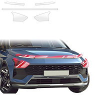 smartSPOT clear protective film for headlights for Hyundai Bayon (2024–2026) - Car Paint Protection Film