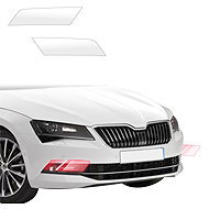 smartSPOT protective clear film for front fog lights for Skoda Superb III Combi (2015–2019) - Car Paint Protection Film