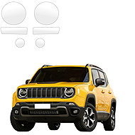 smartSPOT clear protective film for front headlights for Jeep Renegade (2022–2026) - Car Paint Protection Film