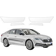 smartSPOT protective clear film for headlights for Skoda Octavia IV Hatchback (2019-2024) - Car Paint Protection Film