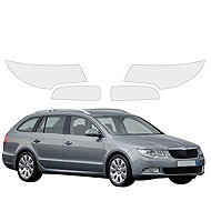 smartSPOT protective clear headlight film for Skoda Superb II Estate (2009-2013) - Car Paint Protection Film
