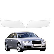smartSPOT clear protective headlight film for Audi A6 C6 Saloon 4-door (2004–2008) - Car Paint Protection Film