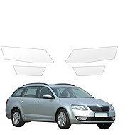 smartSPOT protective clear headlight film for Skoda Octavia III Estate (2017–2020) - Car Paint Protection Film