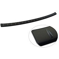 AVISA Stainless Steel Rear Bumper Sill Protector for BMW X1, iX1, U11, 2022, Matte Black - Boot Edge Protector