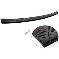 AVISA Stainless Steel Rear Bumper Edge Protector Volvo XC90 II, 2014, Matte Black - Boot Edge Protector
