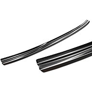 AVISA Stainless Steel Rear Bumper Sill Protector for Audi E-TRON, 2019, Sportback, Brushed Black - Boot Edge Protector