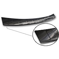 AVISA Stainless Steel Rear Bumper Sill Protector for Volvo V60 II, 2018, Cross Country, Brushed Blac - Boot Edge Protector