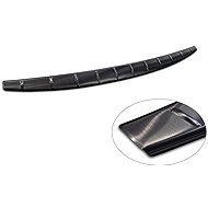 AVISA Stainless Steel Rear Bumper Sill Protector for Volvo EX30, 2023, Brushed Black - Boot Edge Protector