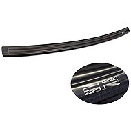 AVISA Stainless Steel Rear Bumper Sill Protector for MG ZS, 2019–; MG ZS EV, 2021, Brushed Black - Boot Edge Protector