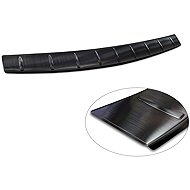 AVISA Stainless Steel Rear Bumper Sill Protector for VW Passat B9, 2024, Variant, Estate, Brushed Bl - Boot Edge Protector