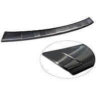 AVISA Stainless Steel Rear Bumper Sill Plate Ford Courier Transit/Tourneo, 2023, Brushed Black - Boot Edge Protector