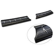 AVISA Stainless Steel Rear Bumper Protector Suzuki Swift, 2024, Brushed Black - Boot Edge Protector