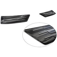 AVISA Stainless Steel Rear Bumper Sill Protector for Renault Scenic E-Tech, 2024, Brushed Black - Boot Edge Protector