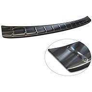 AVISA Stainless Steel Rear Bumper Sill Protector for VW Tayron, 2024, Brushed Black - Boot Edge Protector