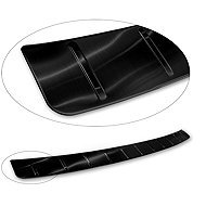 AVISA Stainless Steel Rear Bumper Sill Protector for Audi A6 C9 2025+ Estate, S-Line, Black Brushed  - Boot Edge Protector