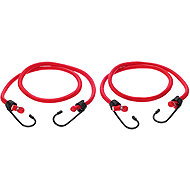 Sixtol Cargo Cord Basic 60 Rubber Bungee Cords, 60cm, 2pcs - Bungee Cord