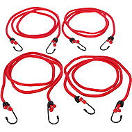 Sixtol Cargo Cord Basic Rubber Bungee Cords, 100 cm, 4 pcs - Bungee Cord
