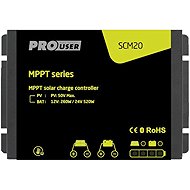 PRO USER SCM20 20A MPPT controller for solar panels with Bluetooth - Solar Controller