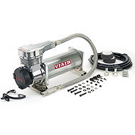 VIAIR 485C air compressor, 100% duty cycle at 200 PSI, Platinum colour - Compressor