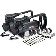 VIAIR Dual Pack balení vzduchových kompresorů 485C, 100% prac. cyklus při 200 PSI, Stealth Black - Compressor