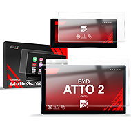 GRIZZ matte screen protector for BYD Atto 2, 2024, Display 12.8" (set of 2) - Car Screen Protector