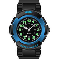 KEETEC Bluetooth tracker watch-style key fob in black - Bluetooth Chip Tracker