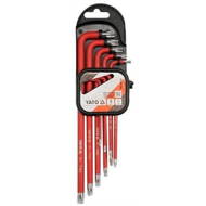 YATO TORX wrench set with hole 9 pcs YT-0563 - Sada torx klíčů