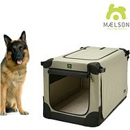 Maelson prepravka Soft Kennel XXL 105 × 72 × 81 cm čierno-béžová - Prepravka pre psa