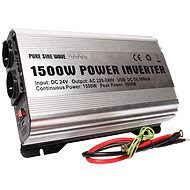 Voltage Converter 24V/230V 1500W, Pure Sinusoidal - Voltage Inverter