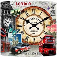 Designer glass wall clock VM13AV808 - Clock