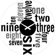 Designer glass wall clock VM14A6026 - Clock