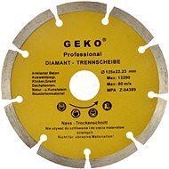 GEKO Diamantový řezný kotouč segmentový, 125x22mm - Řezný kotouč