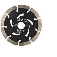 GEKO Gyémánt vágókorong, szegmentált, 125 x 22,2 x 10 mm - Vágótárcsa