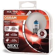 OSRAM H3 Night Breaker Laser Next Generation +150%, 2pcs - Car Bulb