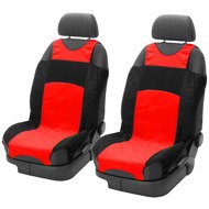 WALSER Autopark Sport Way Red - Pair - Car Seat Covers