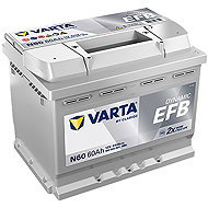 VARTA Blue Dynamic EFB 60Ah, 12V, N60 - Car Battery